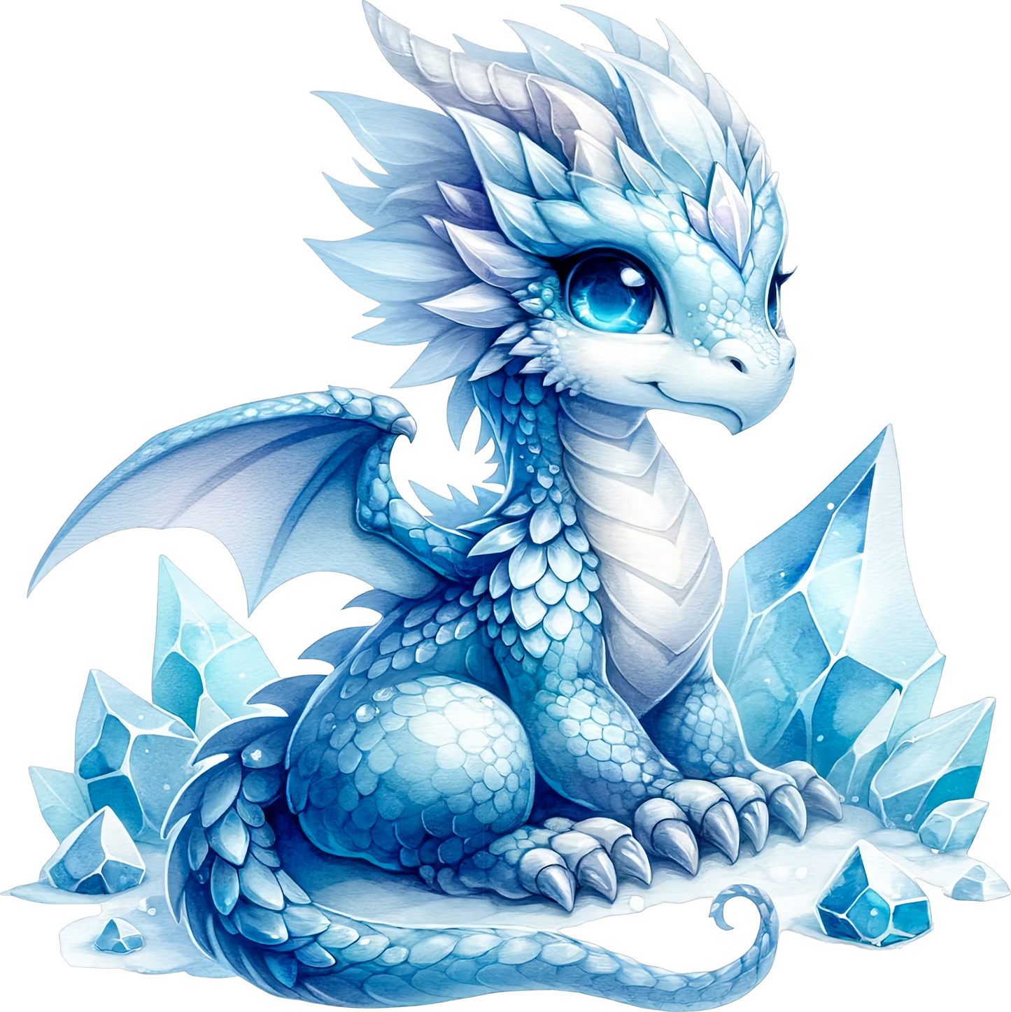 Blue Crystal Dragon