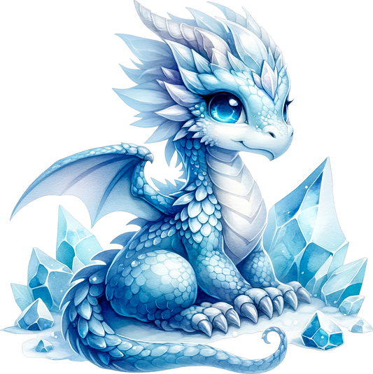 Blue Crystal Dragon