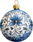 Blue Floral Christmas Collection