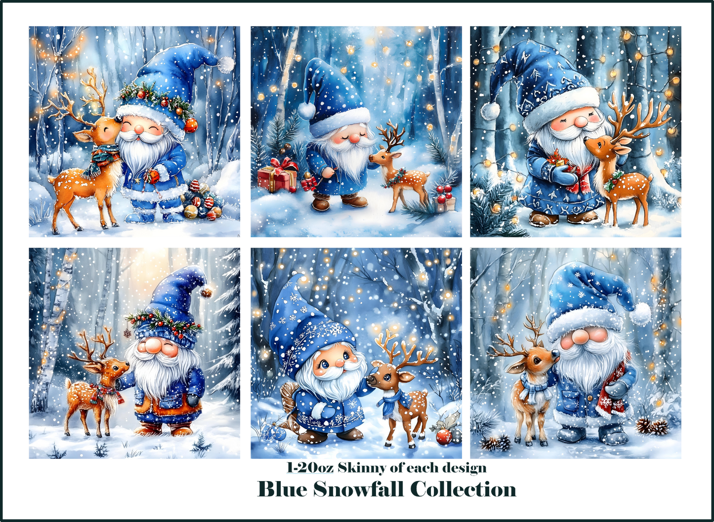 Blue Snowfall Collection