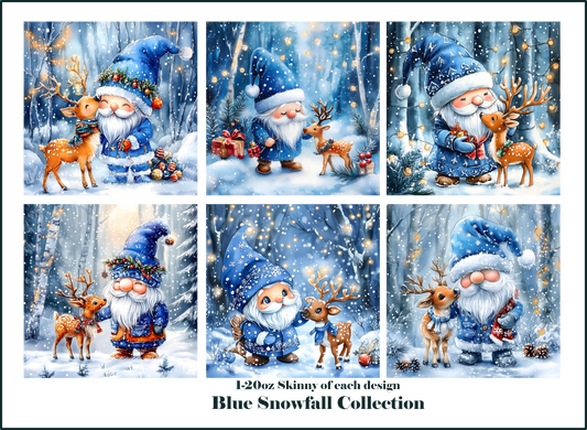 Blue Snowfall Collection