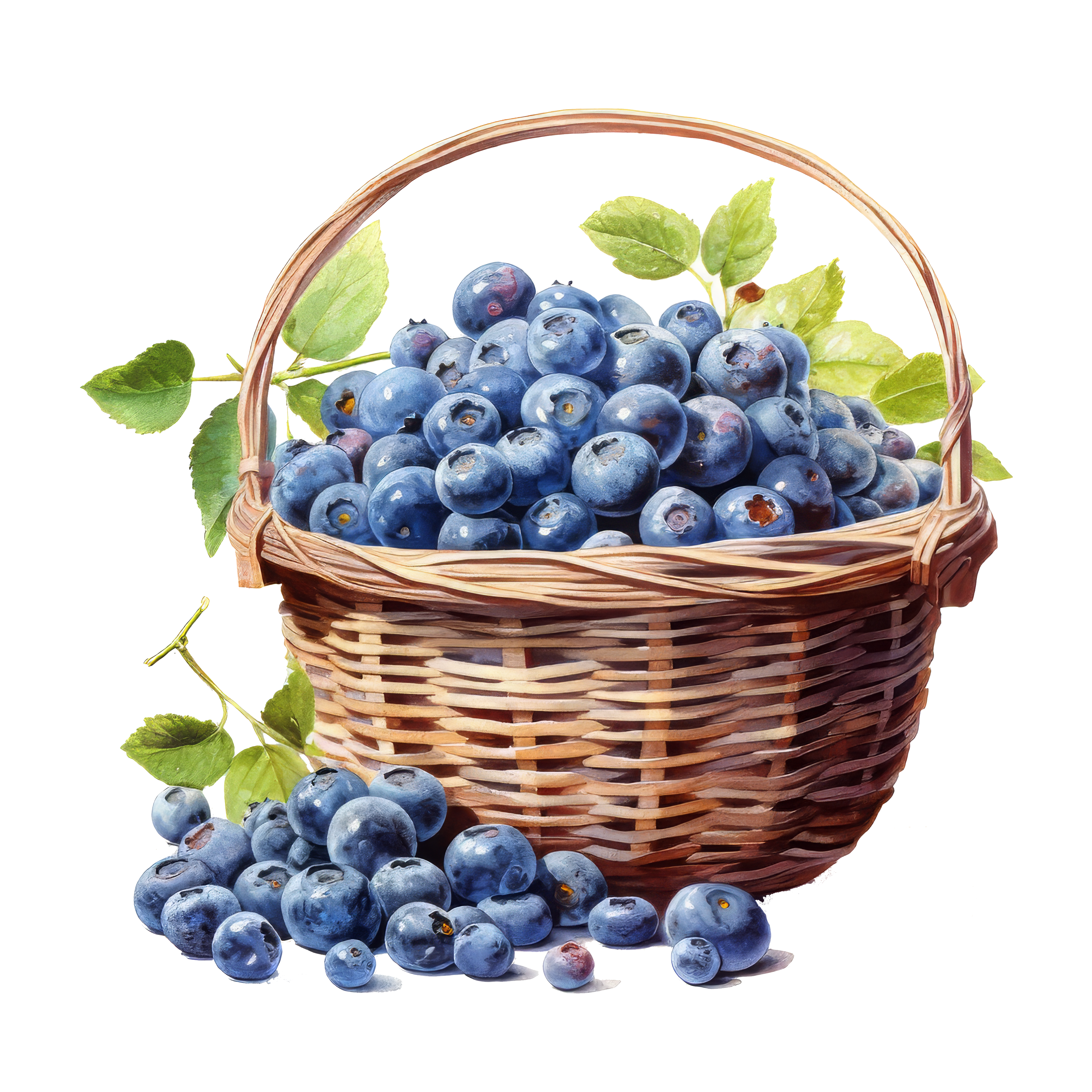 Blueberries Decal 25