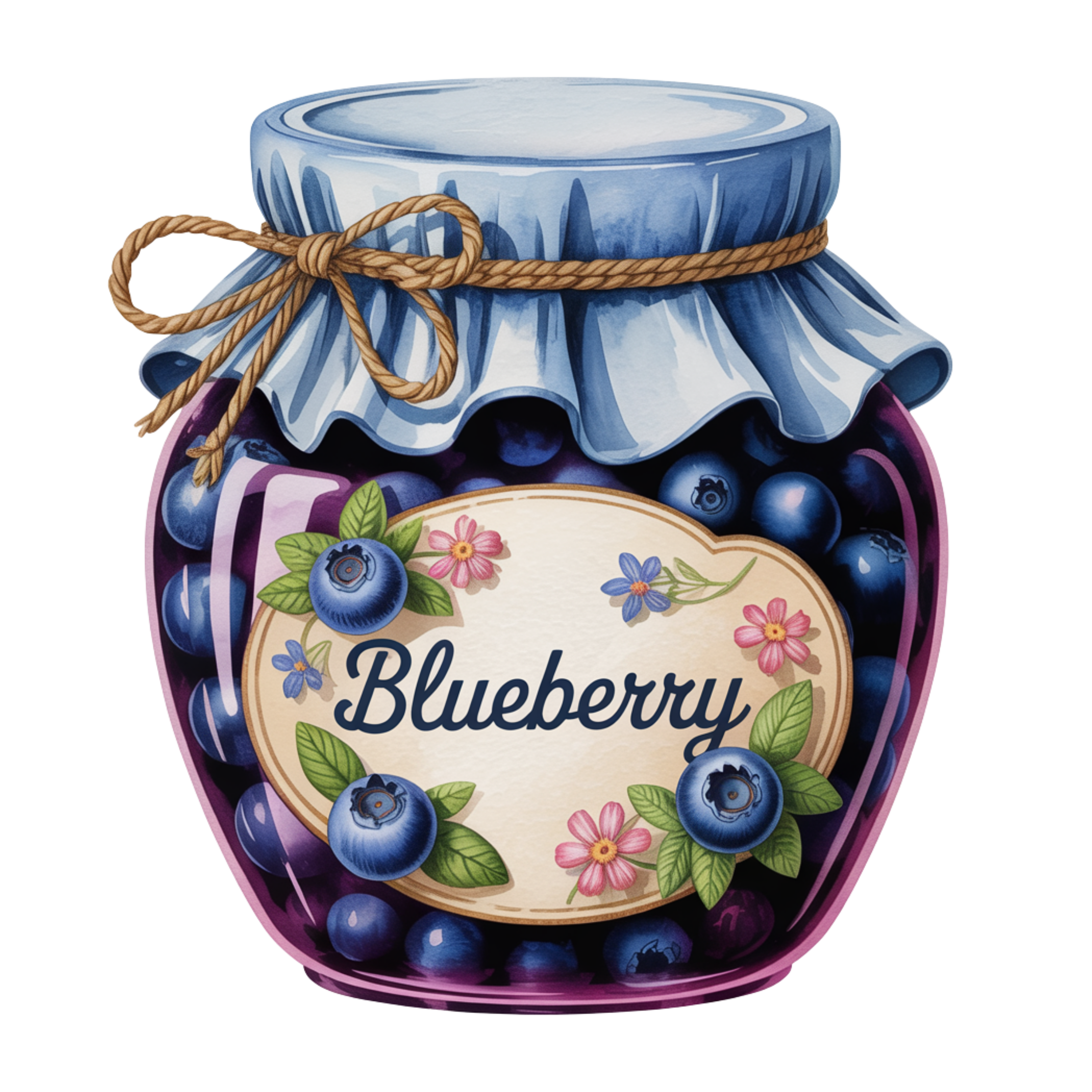 Blueberries Decal 28