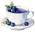 Blueberries Decal 9