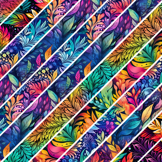 Bright Floral Mixed Media 1