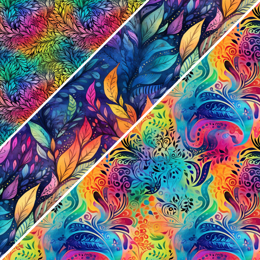 Bright Floral Mixed Media 2