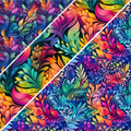 Bright Floral Mixed Media 3