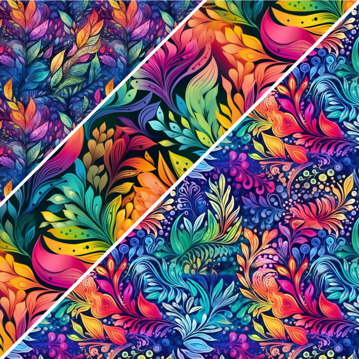 Bright Floral Mixed Media 3
