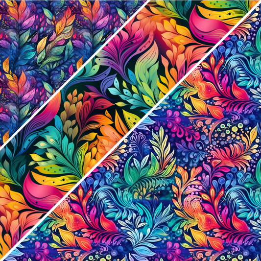 Bright Floral Mixed Media 3