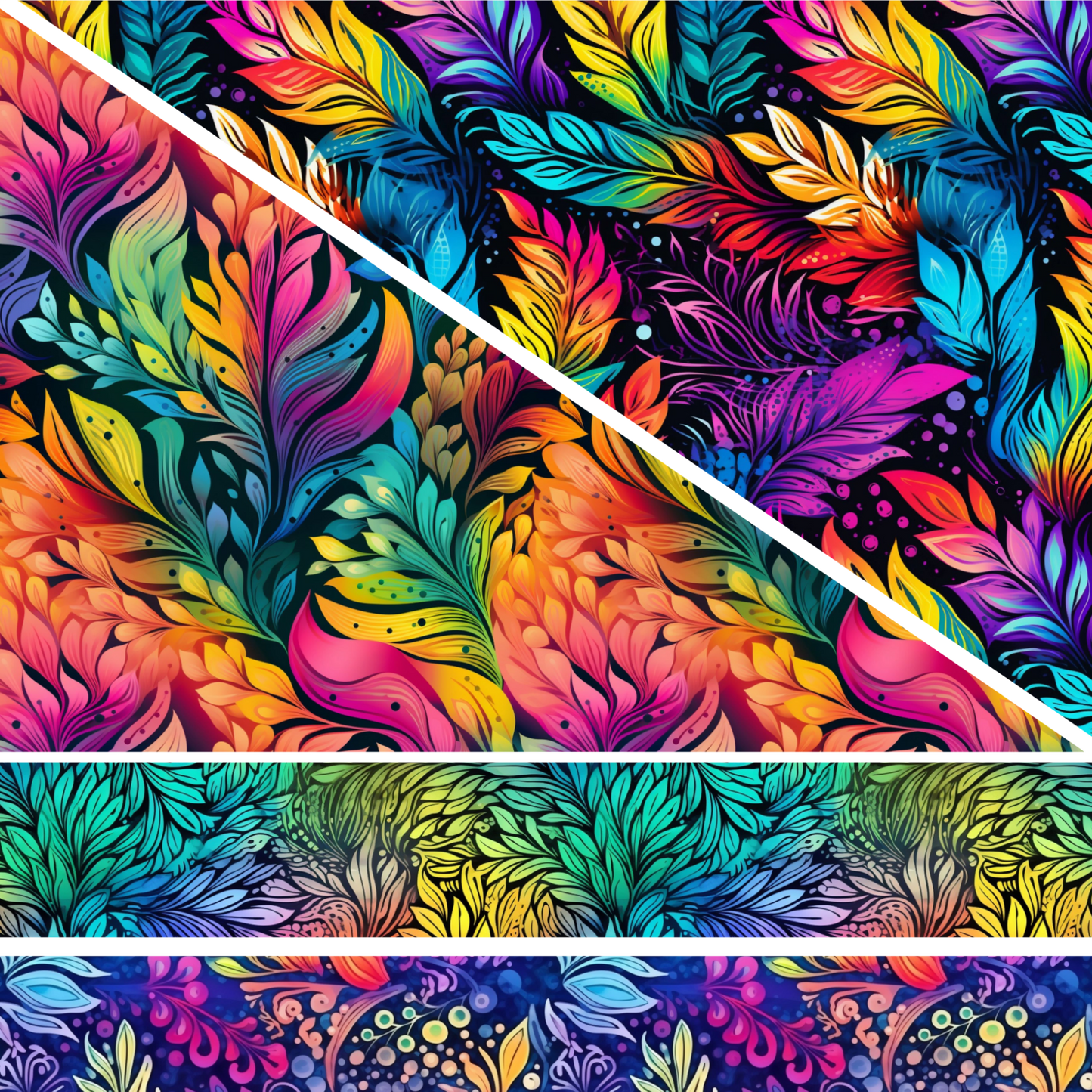 Bright Floral Mixed Media 5