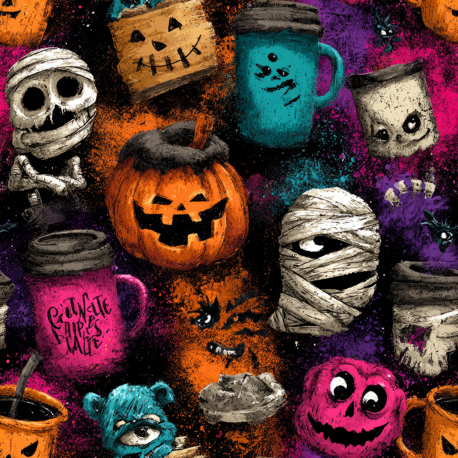 Bright Halloween Vinyl 9