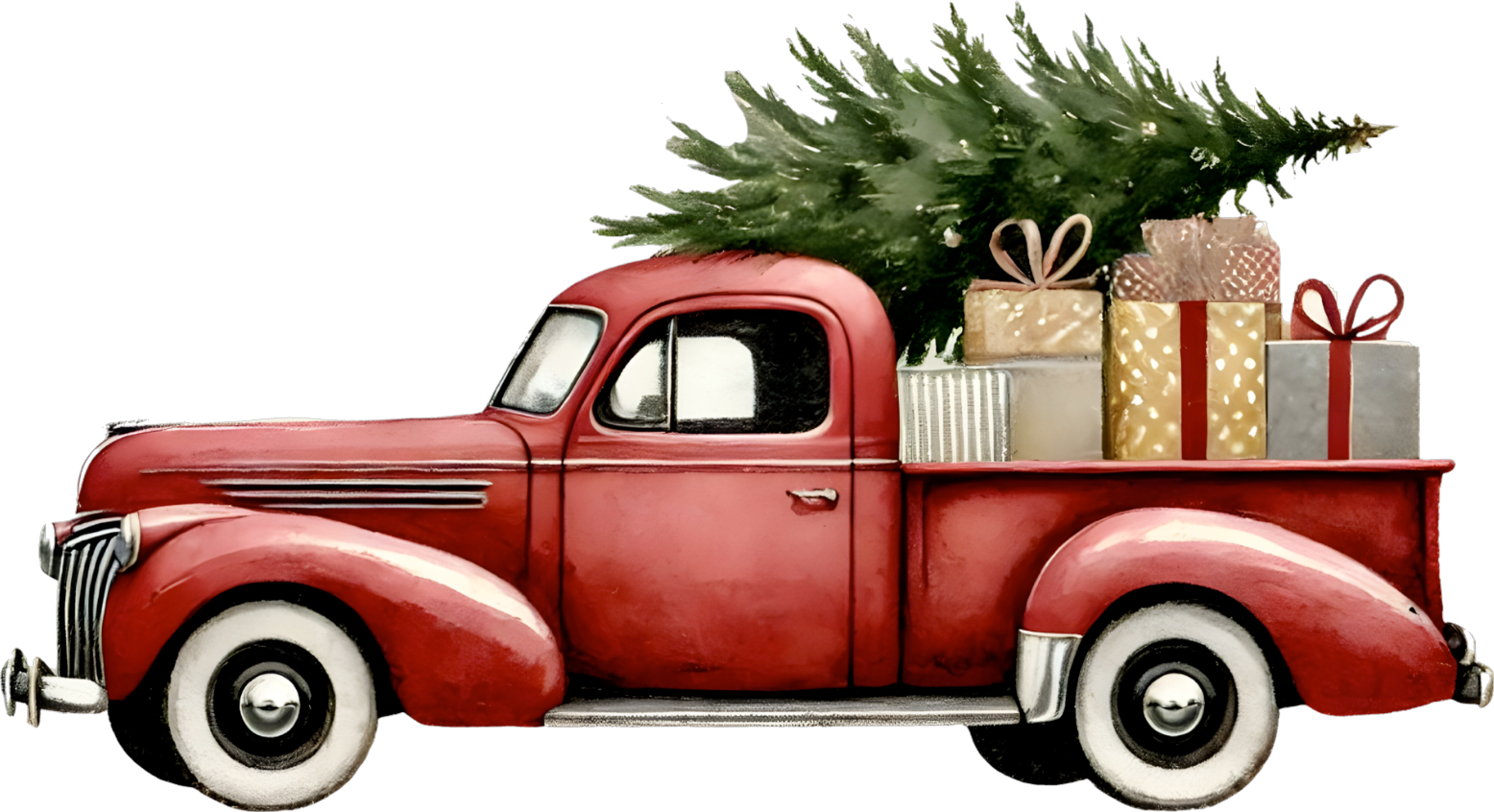 Collection C-Red Truck Decal