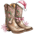 Western Christmas Decal 5
