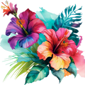 CLEAR Hibiscus 3