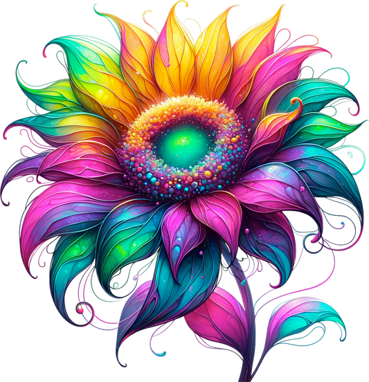 Neon Sunflower