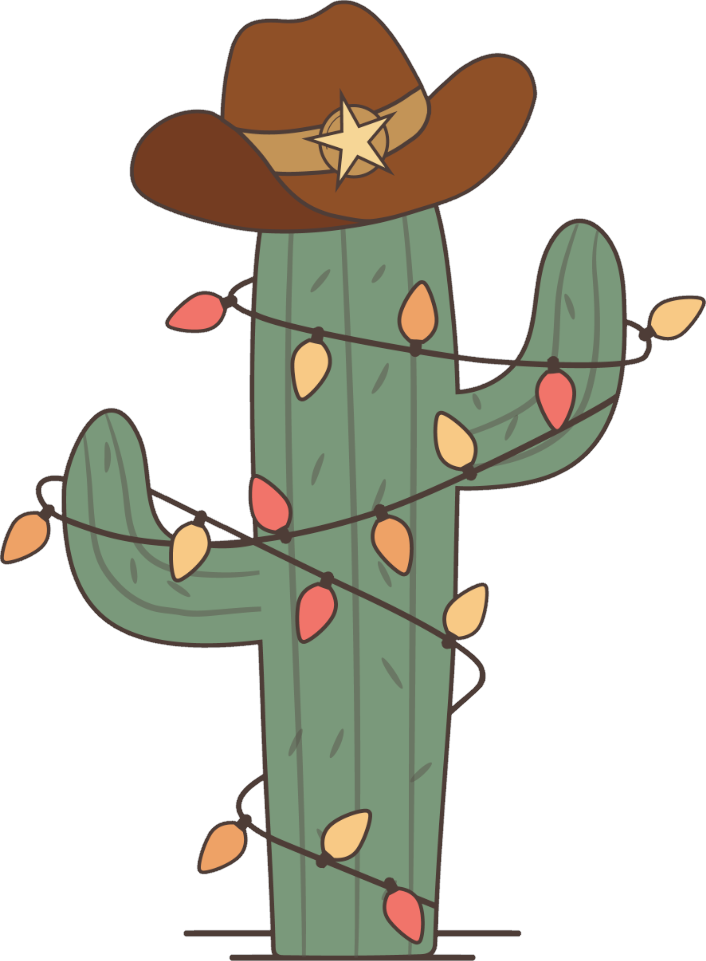 Collection K-Cactus w Cowboy Hat