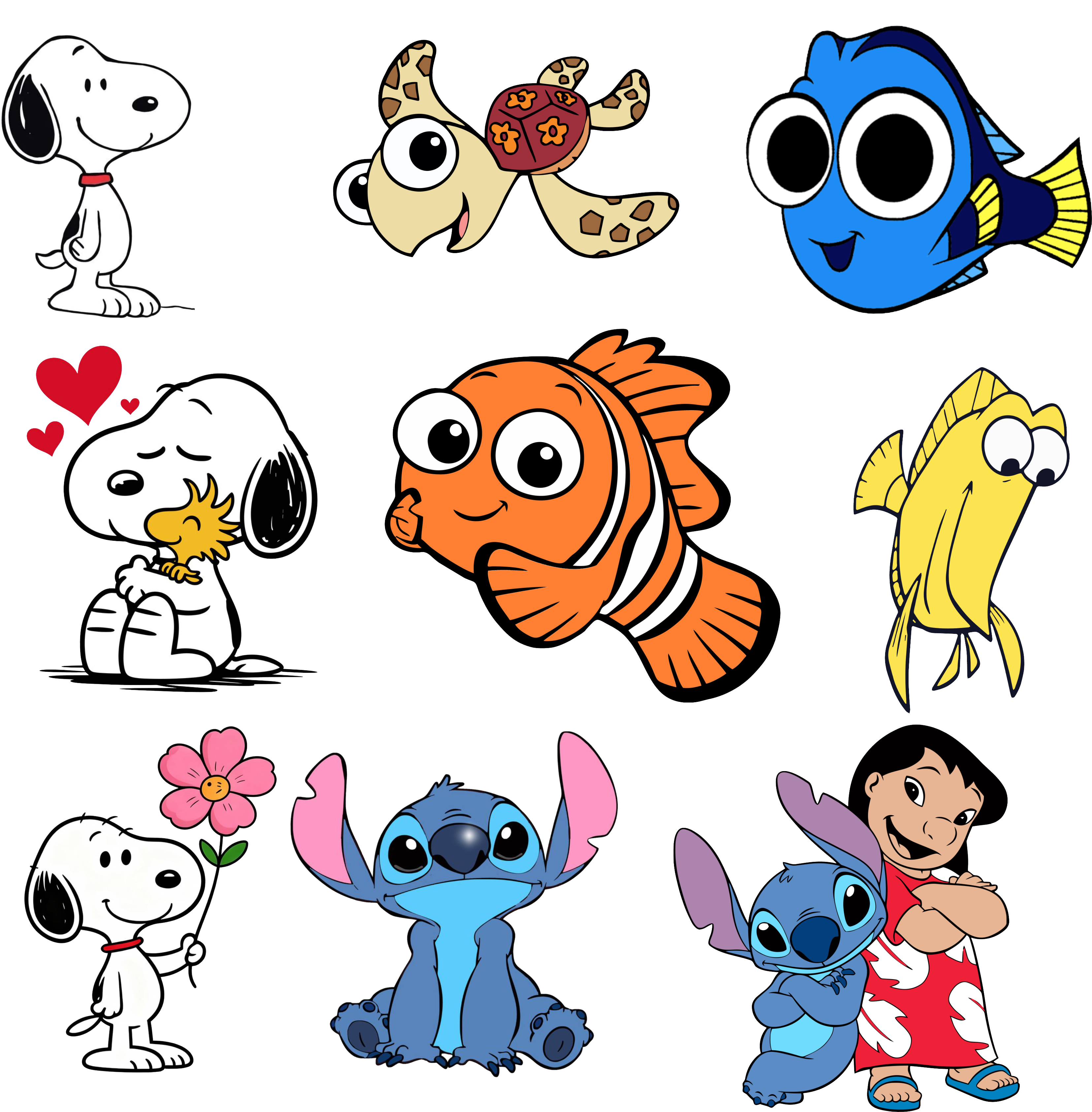 Famous Characters- Element Sheet 2