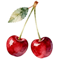 Cherries Decal 2