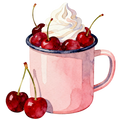 Cherries Decal 9