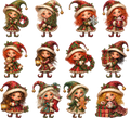 Christmas Dolls Element Sheet 2