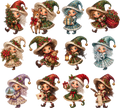 Christmas Dolls Element Sheet 5