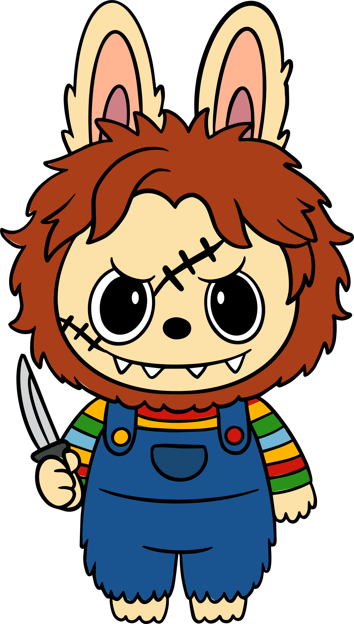 Halloween Labubu Chuky