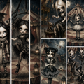 Circus Girls- Mixed Media 3