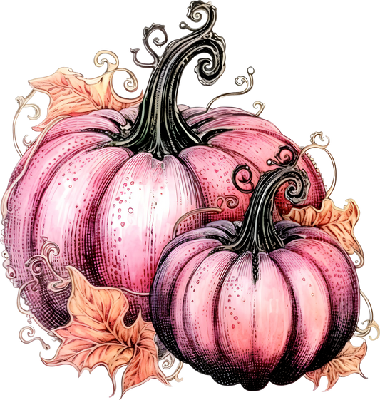 Classy Pink Pumpkin