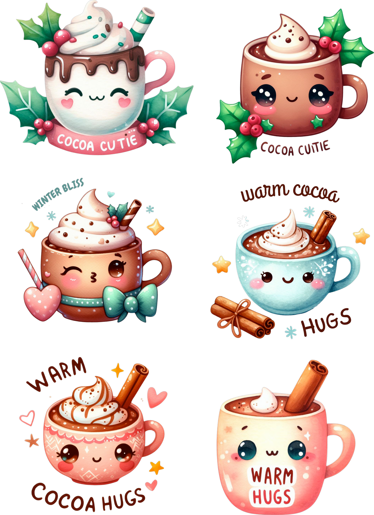 Cocoa Cups/Set of 6