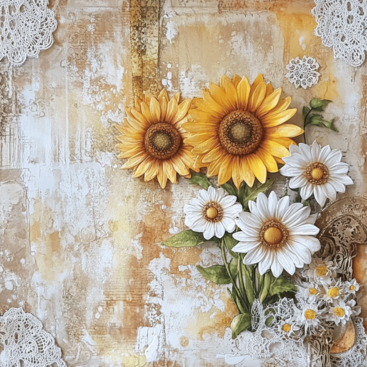 JenniferAnn's Rustic Sunflower Collection Vinyl 2