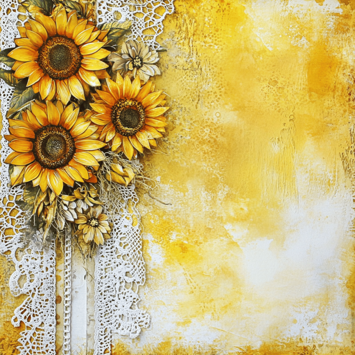 JenniferAnn's Rustic Sunflower Collection Vinyl 3