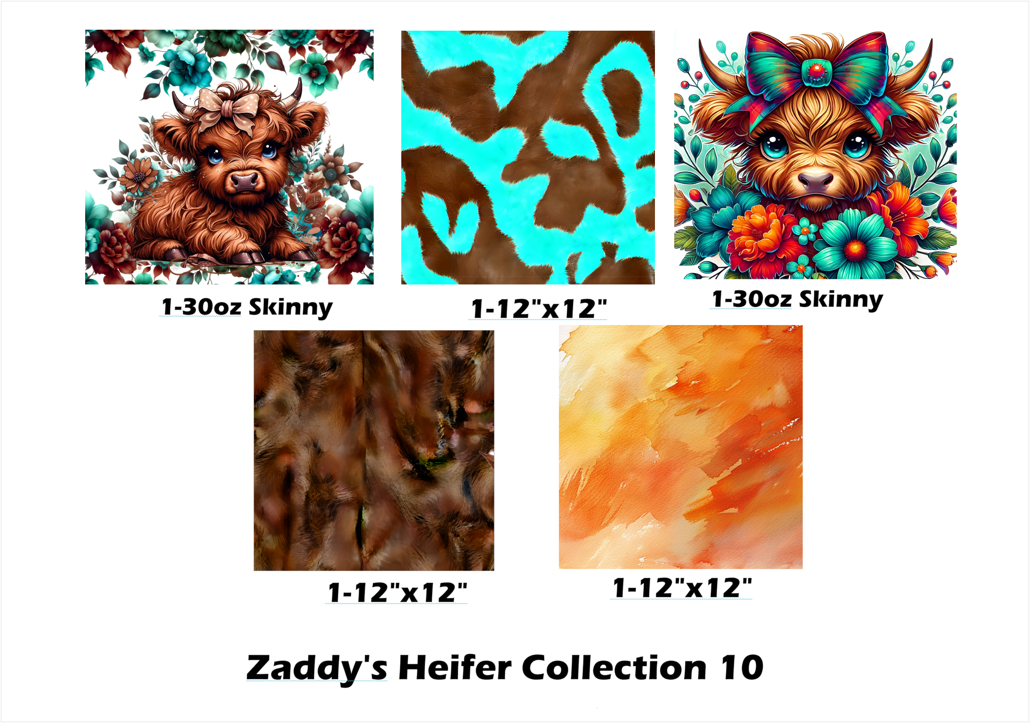 Zaddy's Heifer Collection 10