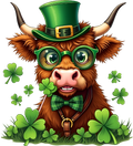 St. Patrick's Day Collection-VINYL Cow Decal 1