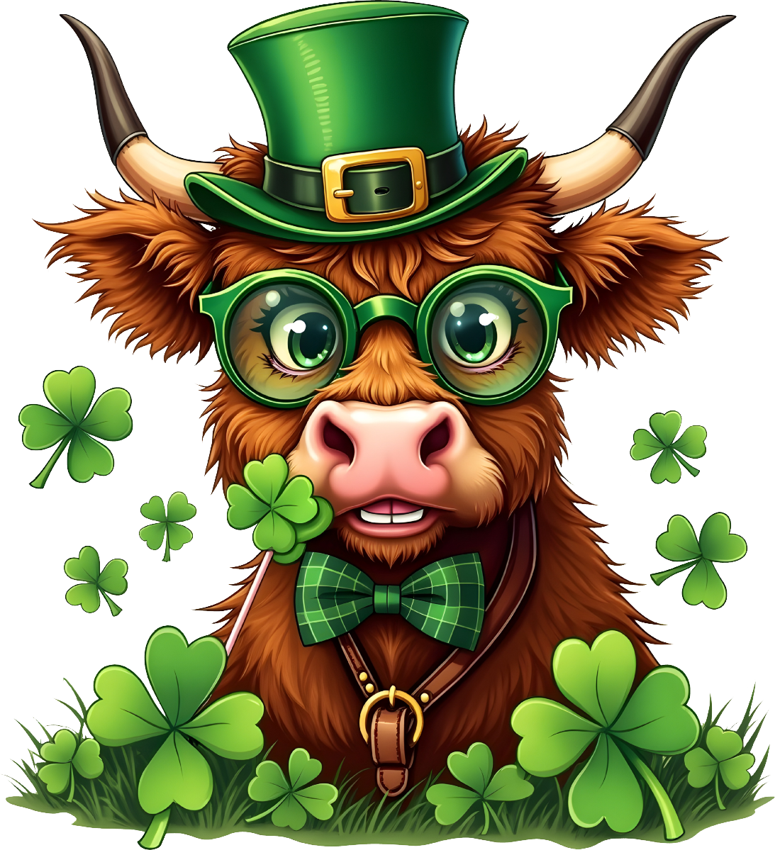 St. Patrick's Day Collection-VINYL Cow Decal 1