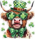 St. Patrick's Day Collection- VINYL Cow Decal 2