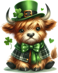 St. Patrick's Day Collection- VINYL Cow Decal 3