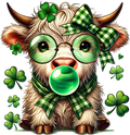St. Patrick's Day Collection- VINYL Cow Decal 4