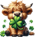 St. Patrick's Day Collection- VINYL Cow Decal 6