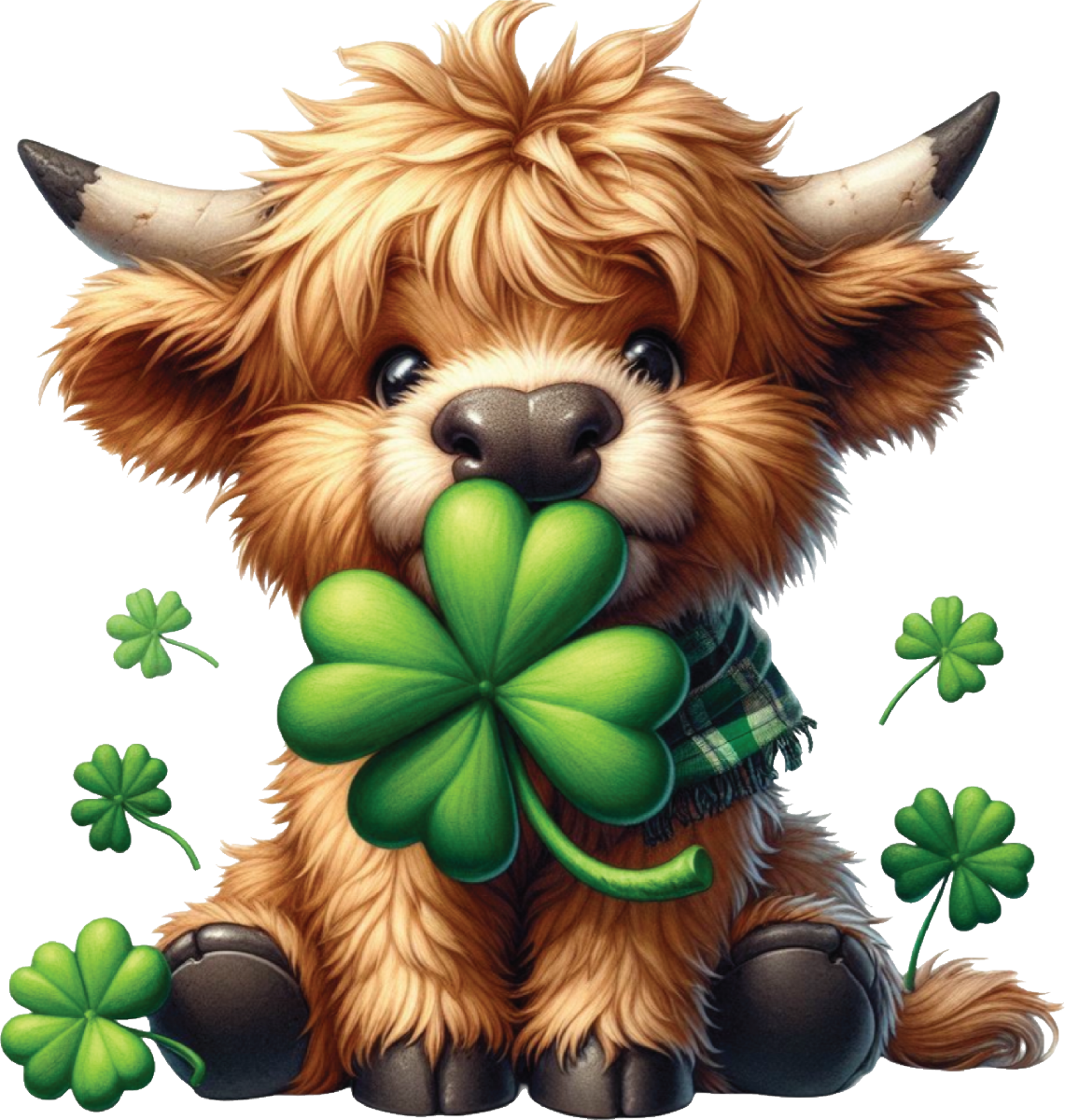 St. Patrick's Day Collection- VINYL Cow Decal 6
