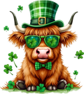 St. Patrick's Day Collection- VINYL Cow Decal 7