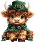 St. Patrick's Day Collection- VINYL Cow Decal 8