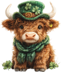St. Patrick's Day Collection- VINYL Cow Decal 9