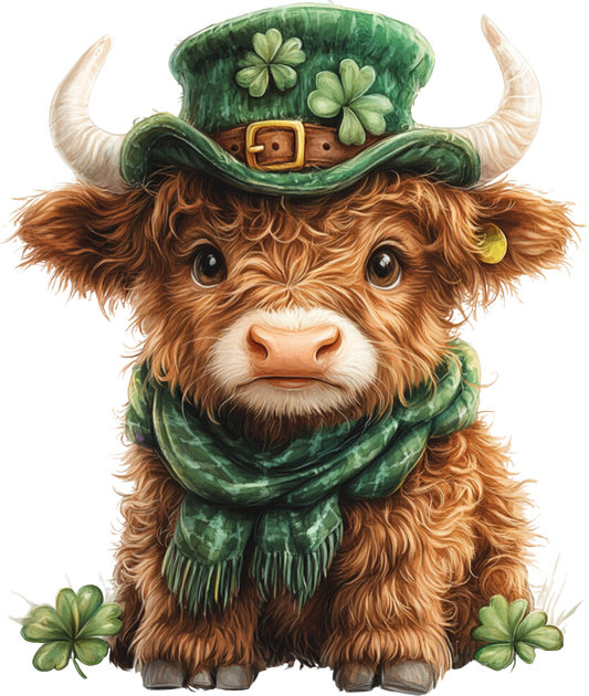St. Patrick's Day Collection- VINYL Cow Decal 9