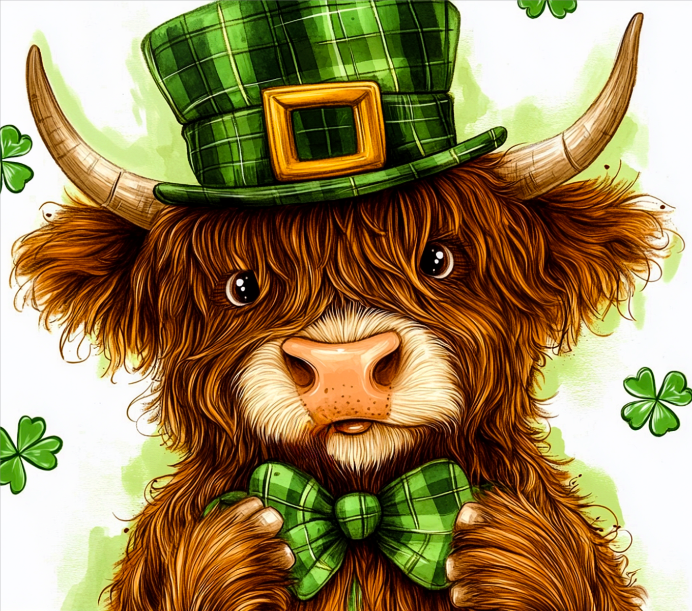 St. Patrick's Day Collection- Cow Wrap 1