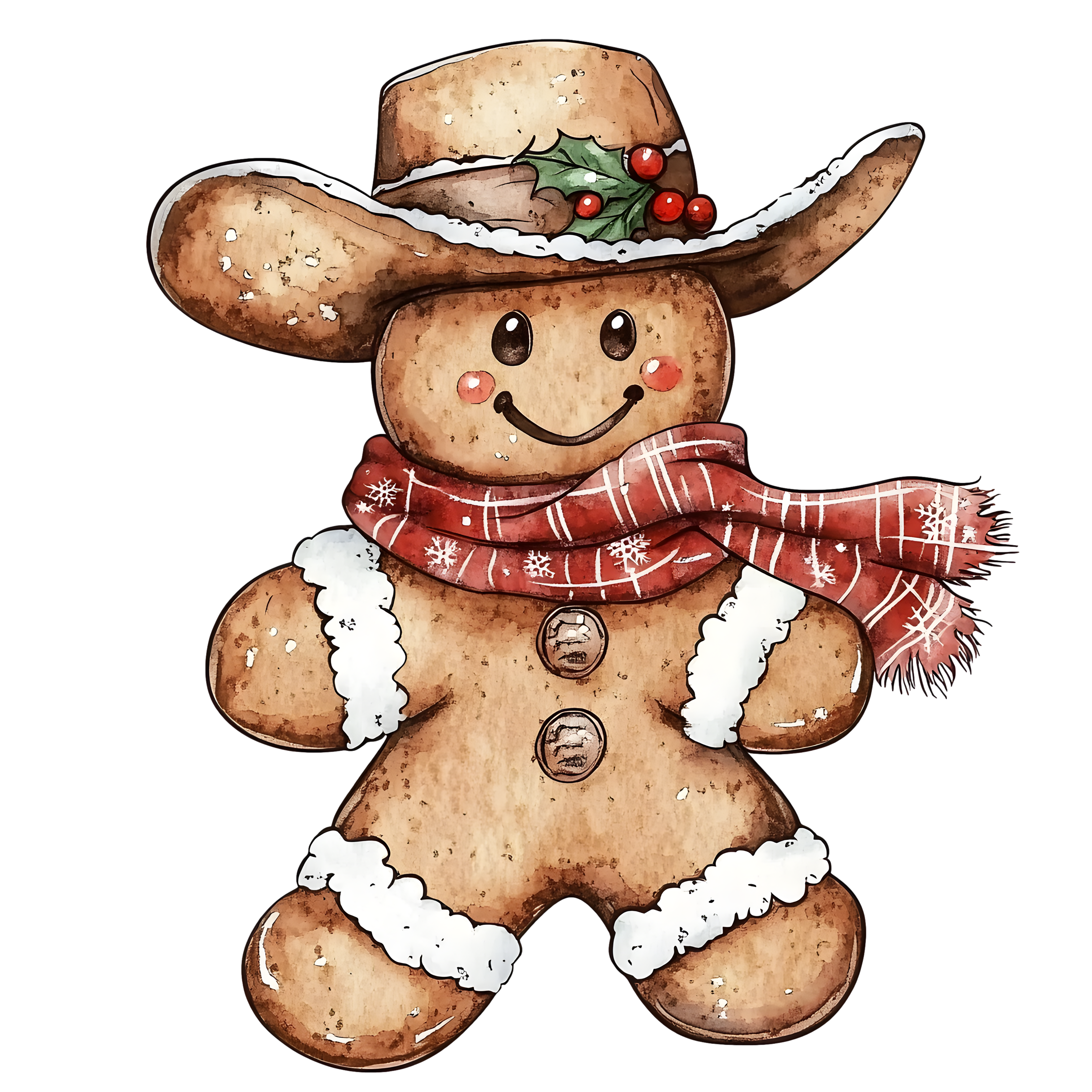 Western Christmas Decal 31