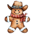 Western Christmas Decal 39