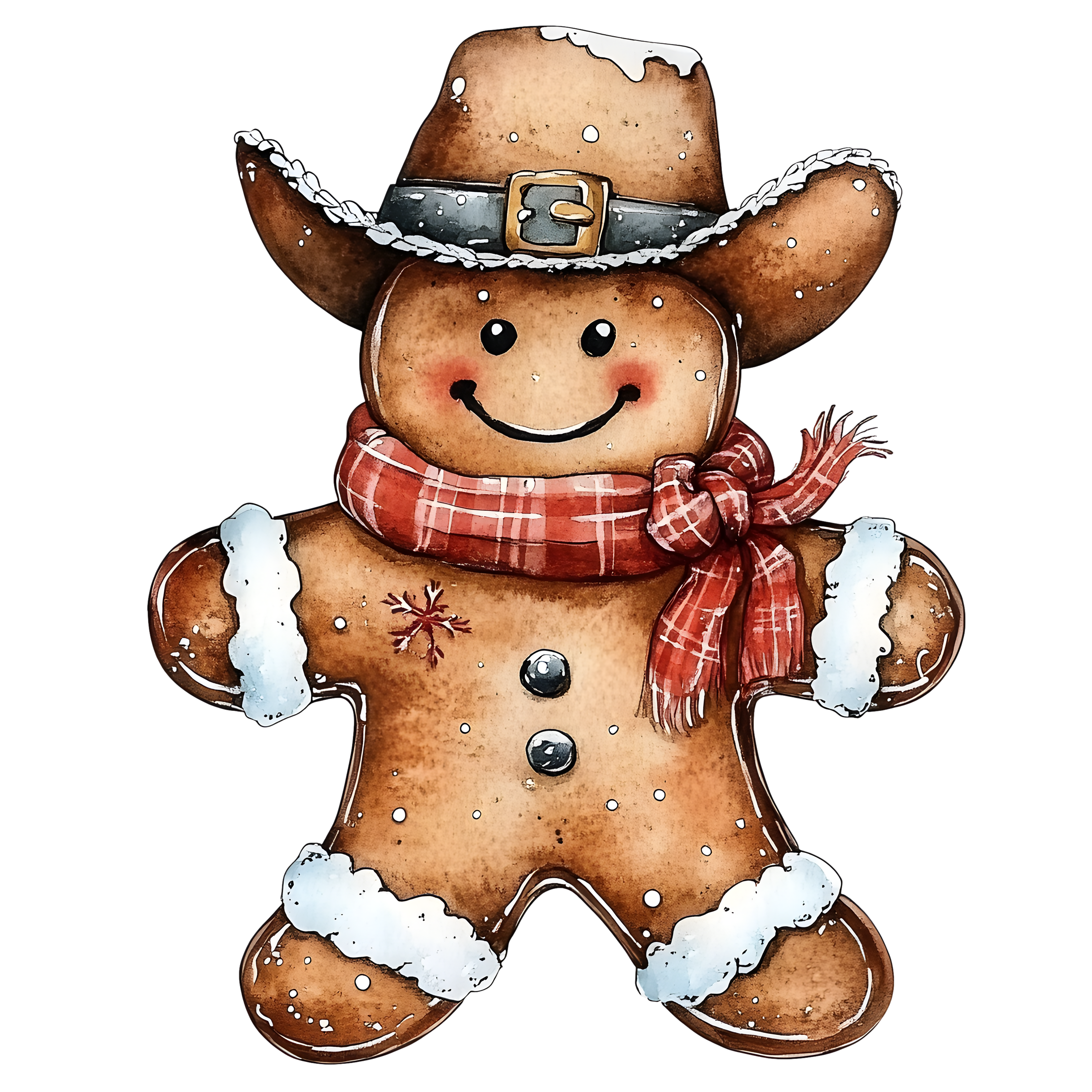 Western Christmas Decal 39