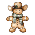 Western Christmas Decal 40