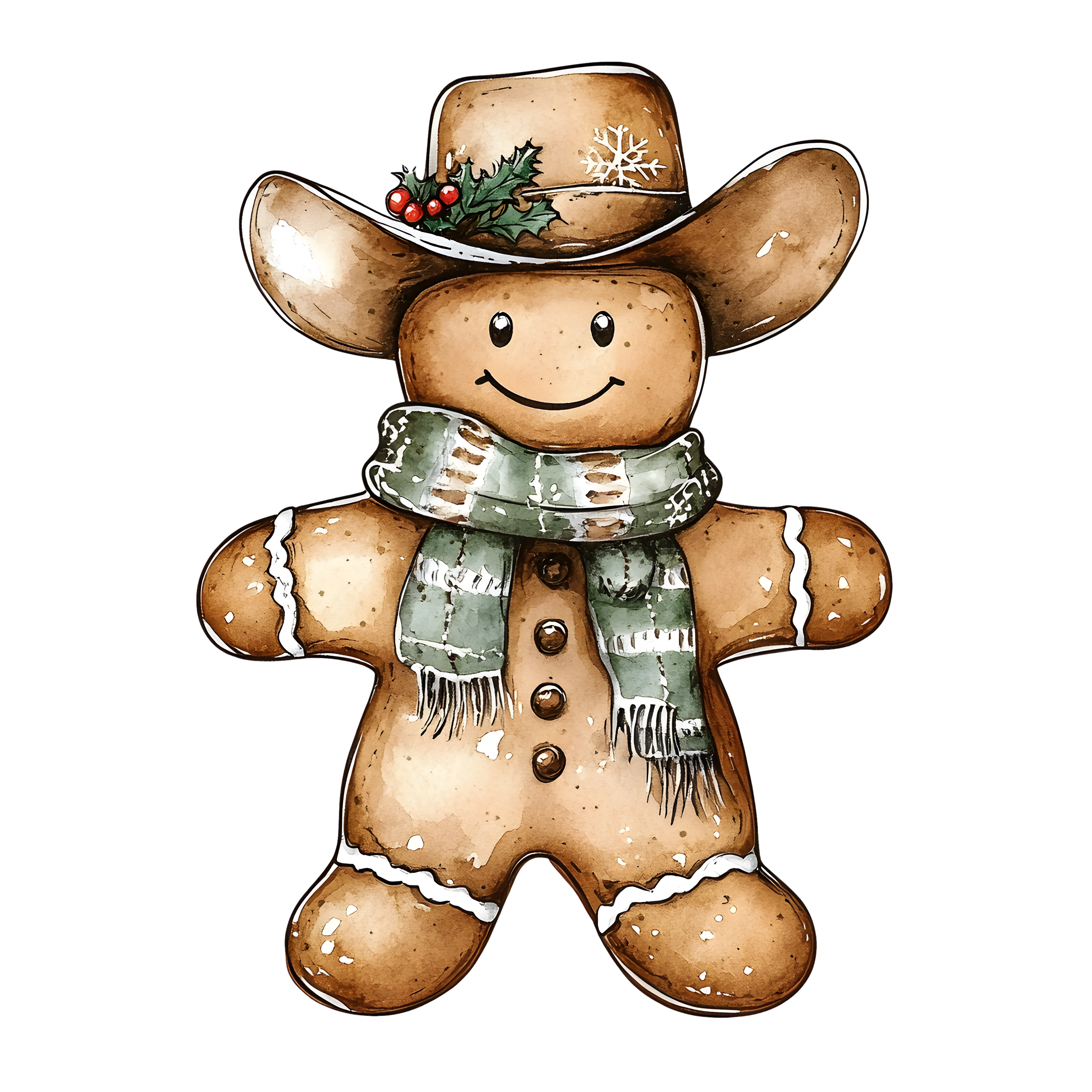 Western Christmas Decal 40