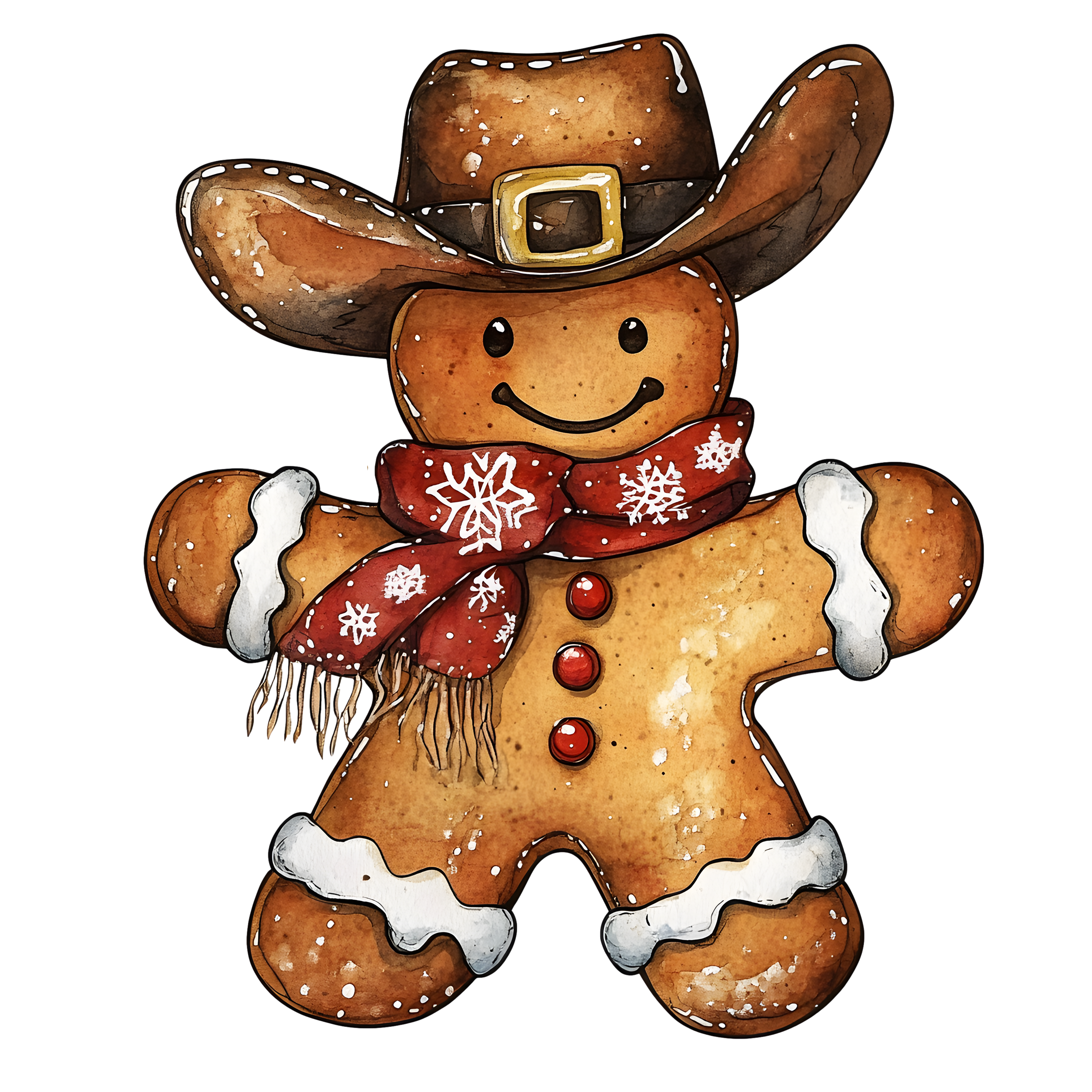 Western Christmas Decal 41